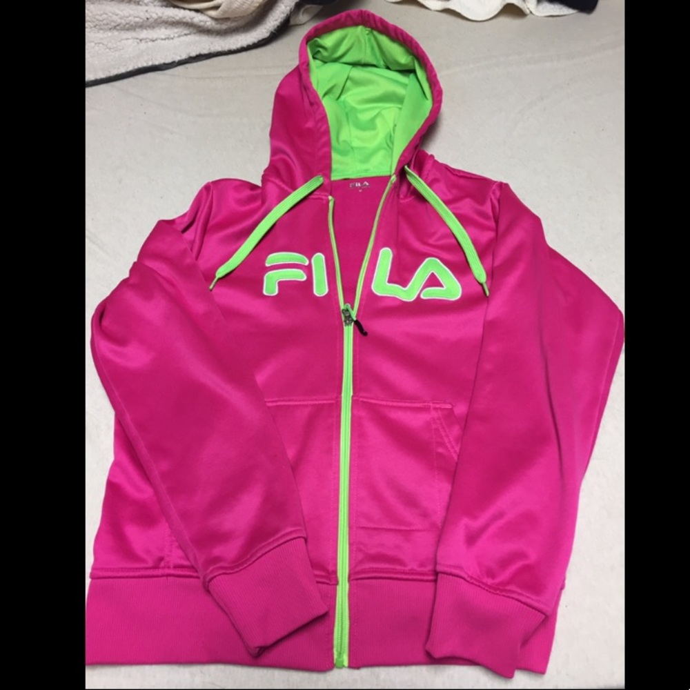 FILA zip up hoodie